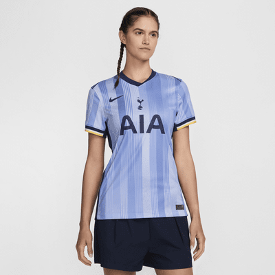 Tottenham Hotspur 2024 25 Stadium Away Women s Nike Dri FIT Football Replica Shirt Blue Polyester 50 Recycled Polyester